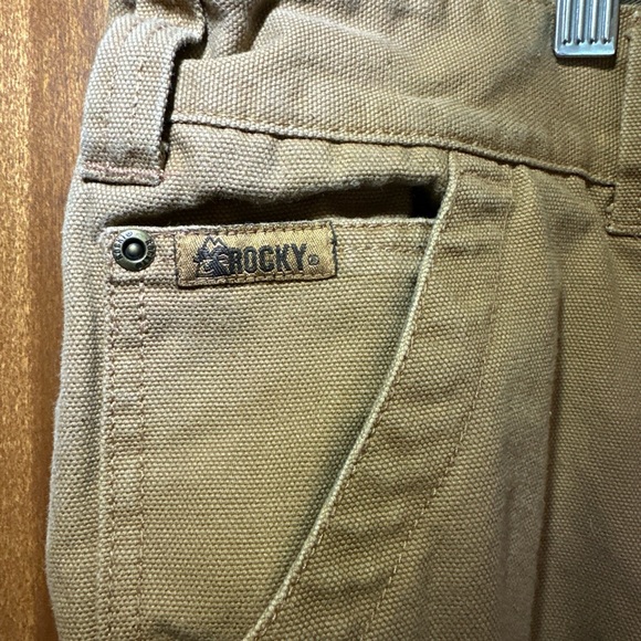 Rocky Outdoor Gear Men's Size 44x30 Pants Heavyweight Brown - Picture 2 of 7
